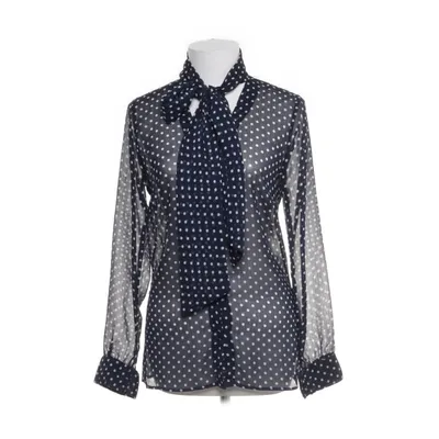 Pussy bow blouse (Blue, White) from 3 Suisses Collection