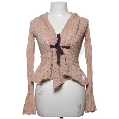 Wrap cardigan (Pink) from Odd Molly Cotton, Metallic fiber, Polyester