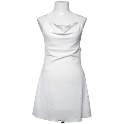 Jurk (Wit) van Bershka Elastaan, Polyester
