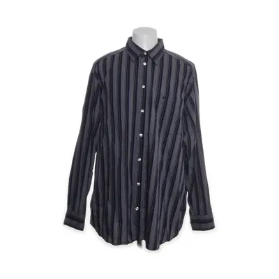 Shirt (Black, Multicolored) from Bonita Men Cotton