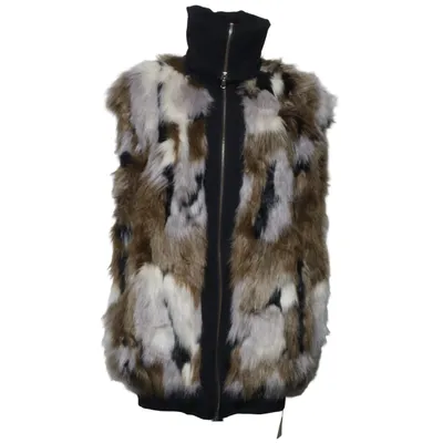 Outer vest (Green, Black, White, Multicolored) from Pianura Studio Acrylic, Elastane, Polyamide, Polyester, Viscose