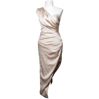 Dress (Beige) from Lavish Alice Elastane, Polyester