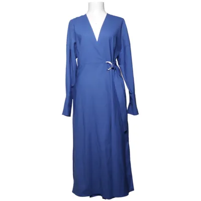 Omlottklänning (Blå) från COS Elastan, Ull