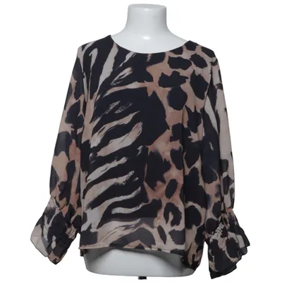 Blouse (Zwart, Beige) van Mirelle Elastaan, Polyester, Viscose