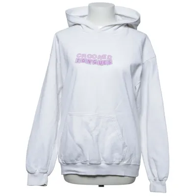 Hoodie (White) from Crooked Tongues Cotton, Polyester
