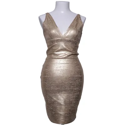 Cocktailjurk (Goud) van F&P Polyamide, Polyester