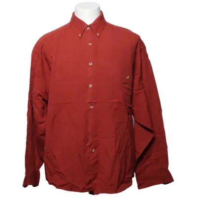 Overhemd (Bruin) van Preston Katoen, Linnen, Viscose