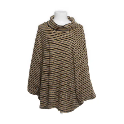 Poncho (Svart, Gul, Vit) från Made in italy Akryl, Viskos