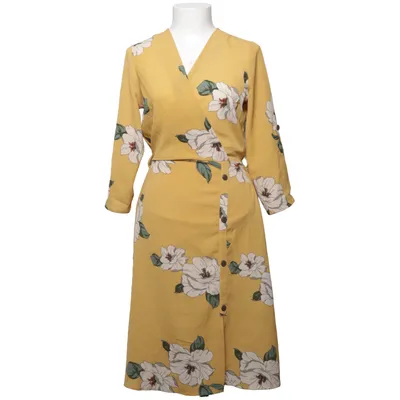 Maxi jurk (Geel, Wit, Groen) van Monteau Elastaan, Polyester