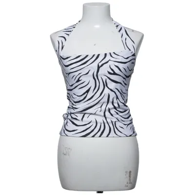 Halternecktopp (Svart, Vit) från Mystique Elastan, Polyester