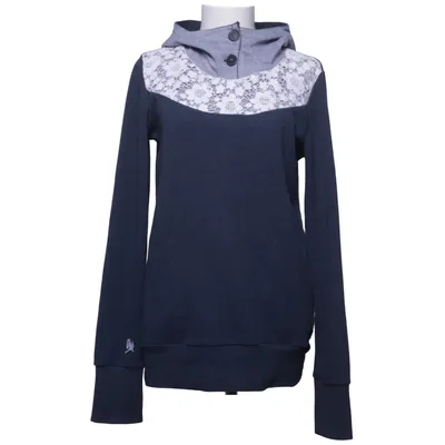 Capuchon sweater (Blauw, Grijs, Wit) van 667 Katoen, Elastaan, Polyester