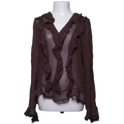 Blouse (Brown) from Zara Viscose