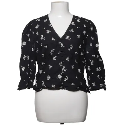 Blouse (Noir, Blanc) de Vintage Stories Coton