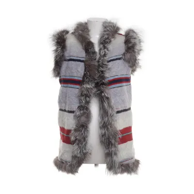 Outer vest (Blue, White, Multicolored) from Mucho Gusto Acrylic, Polyamide, Polyester, Silk, Wool, Viscose
