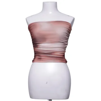 Tube top (Brown, Beige) from Stradivarius