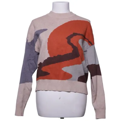 Sweater (Beige, Multicolored) from NA-KD Art Polyamide, Polyester, Viscose