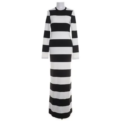 Långklänning (Svart, Vit) från Stieglitz Polyester, Viskos, Elastan
