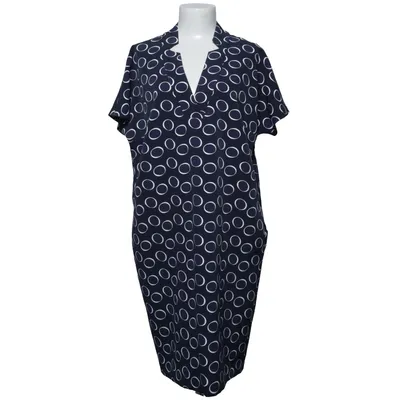 Jurk (Blauw, Wit) van Gigue Elastaan, Polyester