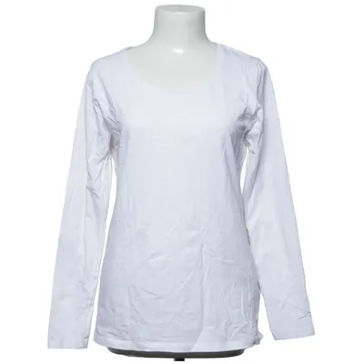 Långärmad t-shirt (Vit) från Basic You Elastan, Ekologisk bomull