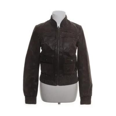 Läderjacka (Brun) från Vero Moda Denim Skinn, Polyester