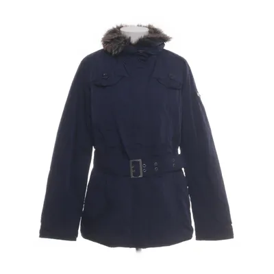 Jacket (Blue) from Takko Fashion Polyester, Acrylic, Faux fur, Fox fur