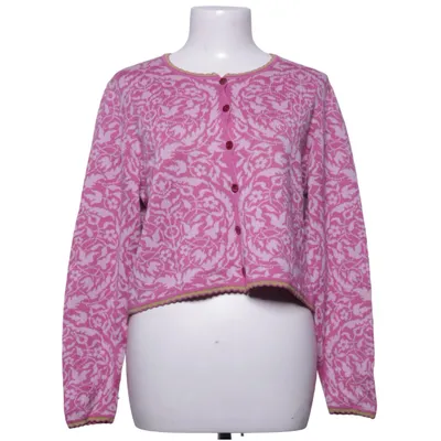 Cardigan (Roze) van Oleana Zijde, Wol