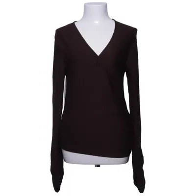 Wrap top (Brown) from Gestuz Elastane, Viscose