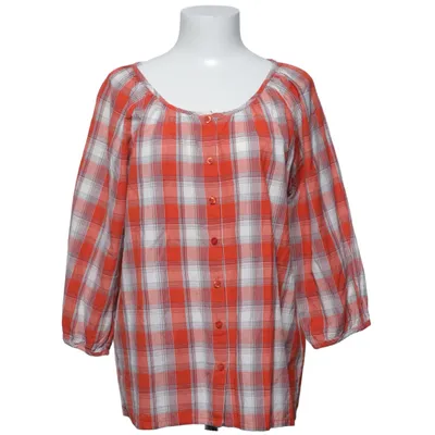 Blouse (Oranje, Wit) van Estelle Katoen