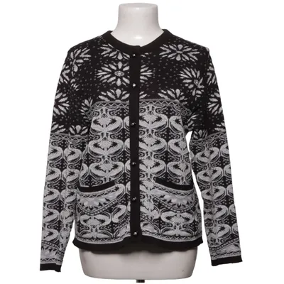 Strickjacke (Schwarz, Weiß) von Lauré Acryl, Polyamid