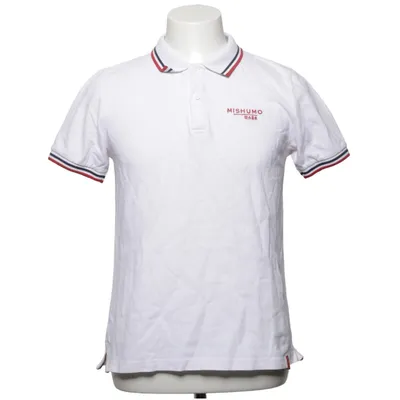 Polo shirt (White, Red, Blue) from Mishumo Cotton