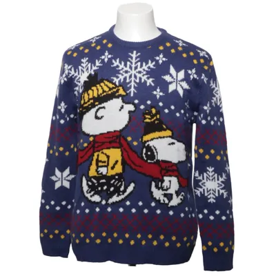 Kersttrui (Blauw, Meerkleurig) van Peanuts Acryl