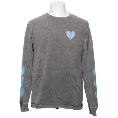 Long sleeve T-shirt (Gray, Blue) from Otto Cotton