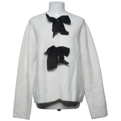 Cardigan (Wit, Zwart) van Reserved Elastaan, Polyester, Wol