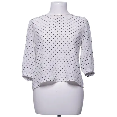 Haut (Blanc, Bleu) de Greta Stockholm Soie