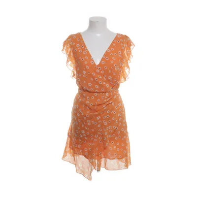 Slå-om-kjole (Orange, Flerfarvet) fra Mango Basics Polyester