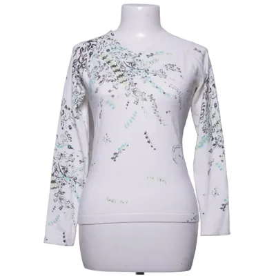 Pull-over (Blanc, Multicolore) de Flash Basic Polyester, Viscose
