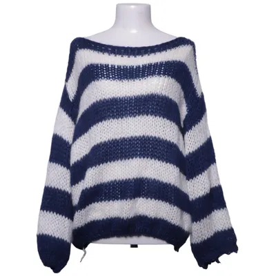 Trui (Blauw, Wit) van Design by Si Mohair, Polyamide, Wol