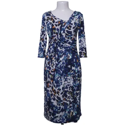 Jurk (Blauw, Meerkleurig) van Per Una Elastaan, Polyester, Viscose