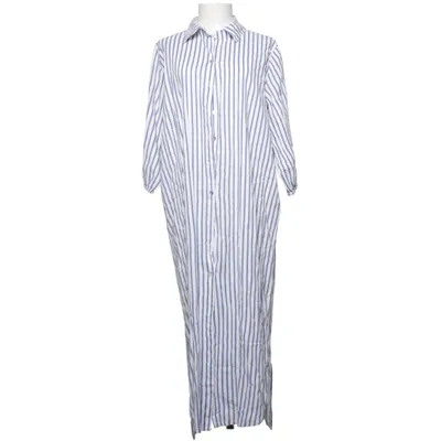 Blousejurk (Blauw, Wit) van Johanna Paris Linnen, Viscose
