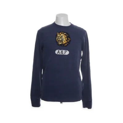 Collegetröja (Blå, Flerfärgad) från Abercrombie & Fitch Bomull, Polyester