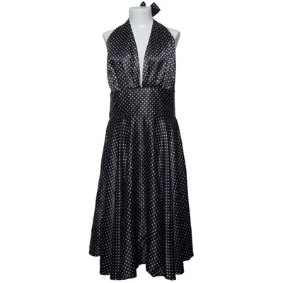 Robe dos-nu (Noir, Blanc) de Tiki Shop Coton