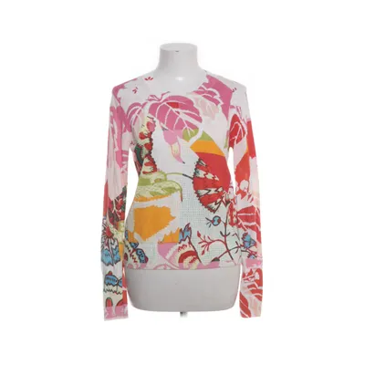 Sweater (Pink, Multicolored) from Desigual Linen, Polyamide, Viscose