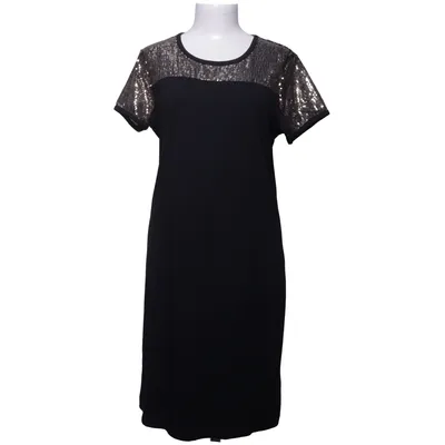 Jurk (Zwart, Goud) van Skimra Elastaan, Polyester, Viscose