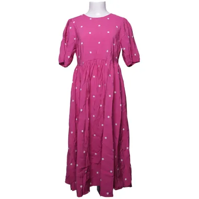 Maxikjole (Pink) fra Pieces Polyester, Viscose