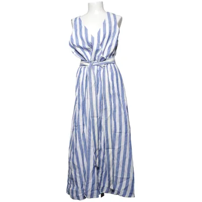 Långklänning (Blå, Vit) från Boden Linne