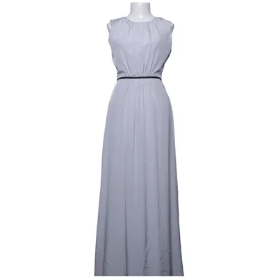 Robe longue (Gris) de Mayla Soie