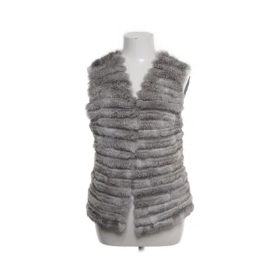 Bont gilet (Grijs) van Soyaconcept Acryl, Konijnenbont