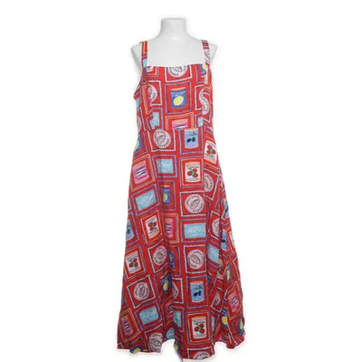 Klänning (Röd, Flerfärgad) från Loft Linne, Viskos