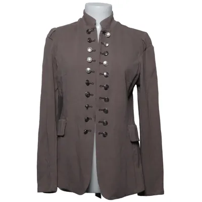Blazer (Braun) von Chica London Baumwolle, Elasthan