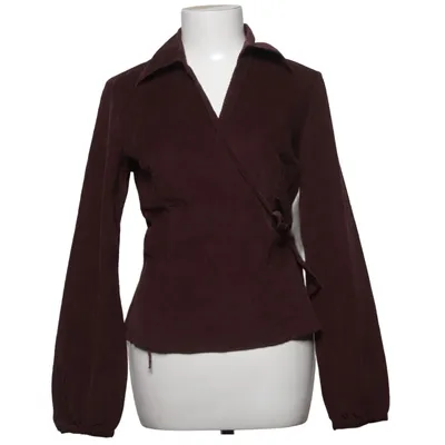Blouse portefeuille (Marron) de Hennes Coton